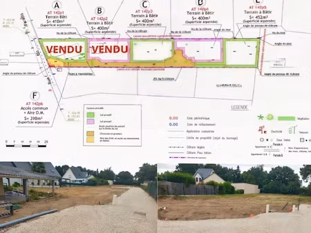 vente terrain 403 m² à les essarts (76530)  105 000 €