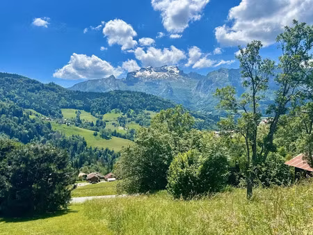 vente terrain à batir 800 m² à manigod (74230)  490 000 €