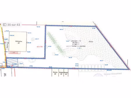 terrain sartrouville 802 m2