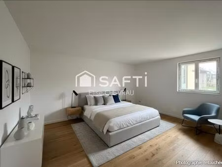 appartement en rez-de-jardin  coeur de bâgé-le-châtel