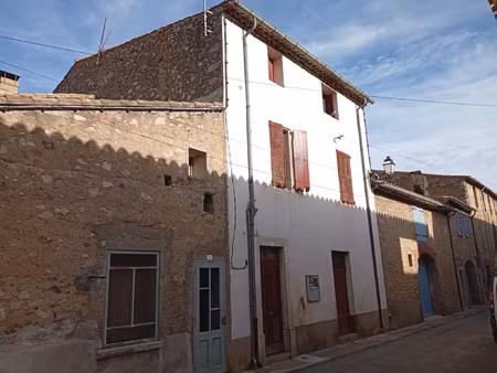 maison de village - 180m2 - 7 pièces - paziols - corbieres