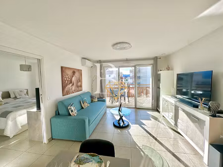 appartement 2 pièces meublé + terrasse plein sud