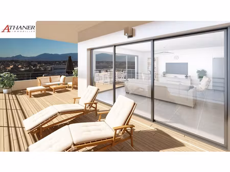 achat latour bas elne - programme neuf - t3 et t4 terrasse e