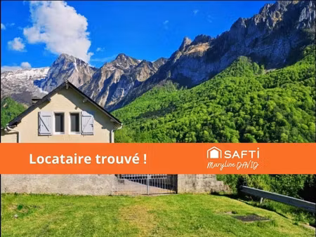 location meublée maison 5 pièces 67 m² à accous (64490)  680 €