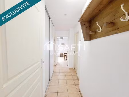 fin de bail commercial. appartement t3 de 49m²  deux chambres  une salle d'eau et une sall