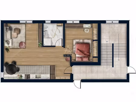 vente appartement en rez de jardin clisson  58m² 2 pièces 194 855€ loire-atlantique