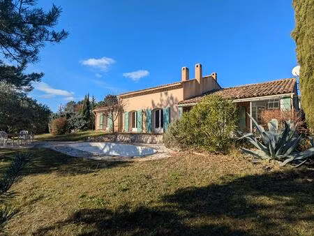 salernes charmante villa provençale 6 pièces  234 m²  grand garage sur 6.570 m² de...