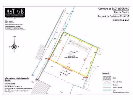 achat terrain sacy le grand 60700