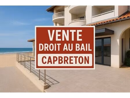 vente commerce 1 pièce 60 m² capbreton (40130)