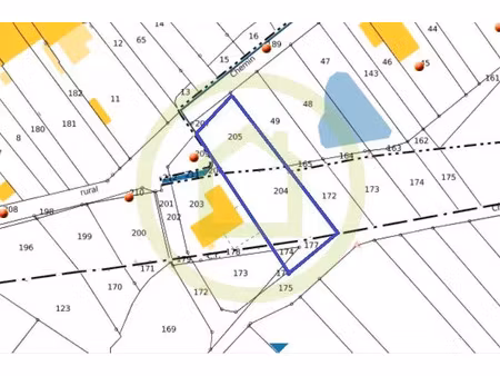 vente terrain 1226 m² rodalbe (57340)