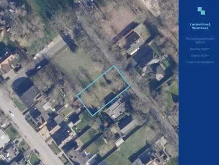 exclusieve bouwgrond te wielsbeke
