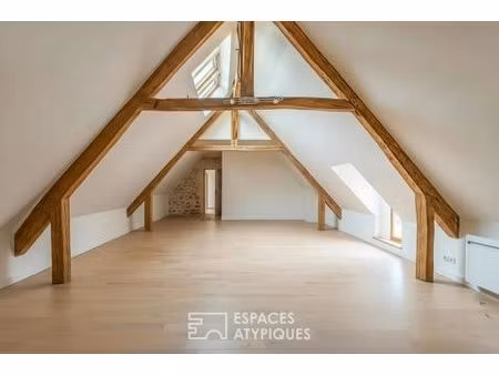 grange réhabilitée au coeur du village de rochefort-en-yvelines