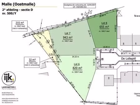 terrain à vendre à oostmalle € 255.000 (liq7t) - philippe verlinden | zimmo