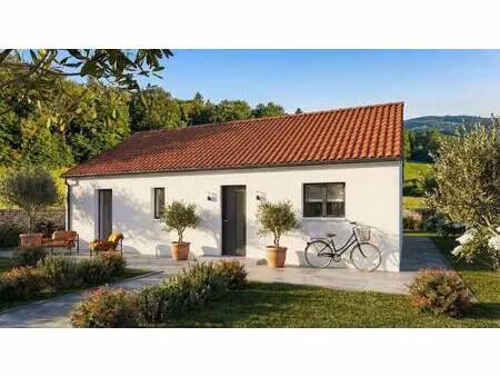 terrain avec maison neuve à vendre