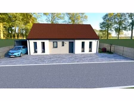 terrain avec maison neuve à vendre