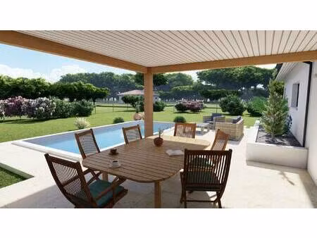 terrain avec maison neuve à vendre