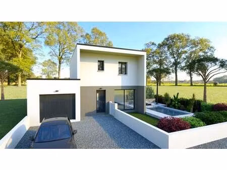 terrain avec maison neuve à vendre