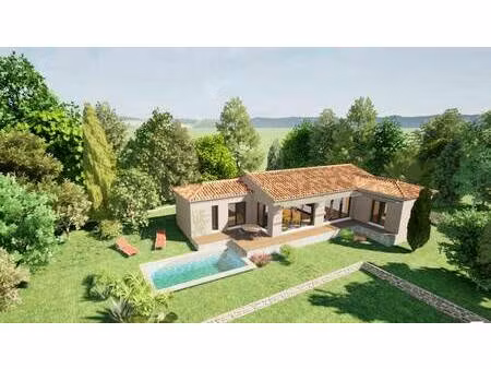 terrain avec maison neuve à vendre