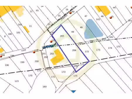 vente terrain 1226 m² à rodalbe (57340)  27 000 €