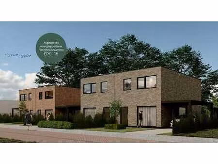 afgewerkte energiepositieve (epc -15) nieuwbouwwoning