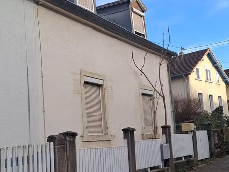 *** à vendre  à brunstatt  maison 97m2 - 3ares de terrain - à rénover***