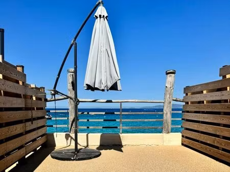 studio direct plage / pleine vue mer