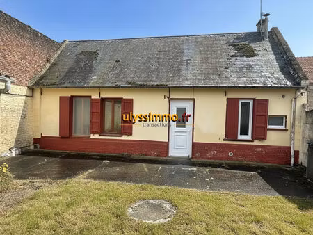 vente maison 3 pièces 60 m² caix (80170)