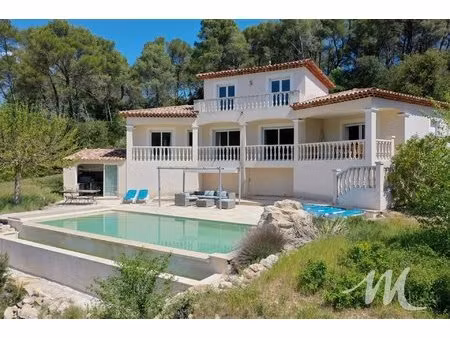 villa d'architecte dominante avec piscine à pontevès 83670