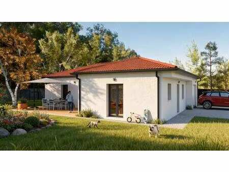 terrain avec maison neuve à vendre