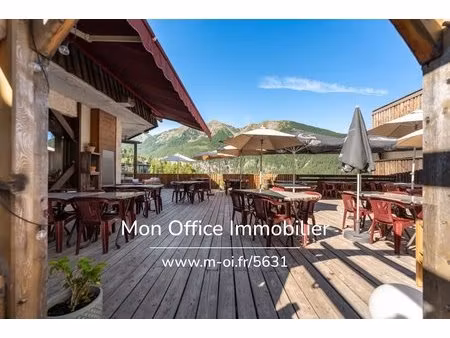 référence : 5631-mbe. - fond de commerce de restauration - centre station 1650 - terrasse 