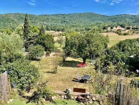 ref : precieux refuge - bugarach - maison 3 chambres - jardin - garage - vue degagee