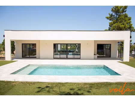 réf : palmsprings - 5 min carcassonne - villa luxueuse - piscine - double garage - jardin