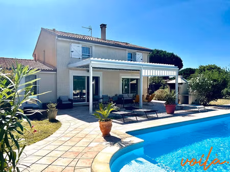 réf : gout d'ete - 5 min. de carcassonne - maison 5 ch - piscine - jardin