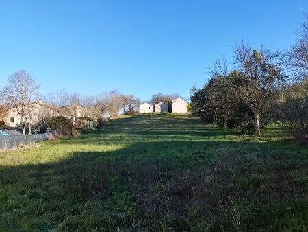 terrain constructible à lhospitalet  15 min de cahors