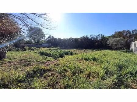 terrain viabilisé - 628m2 - lignan sur orb