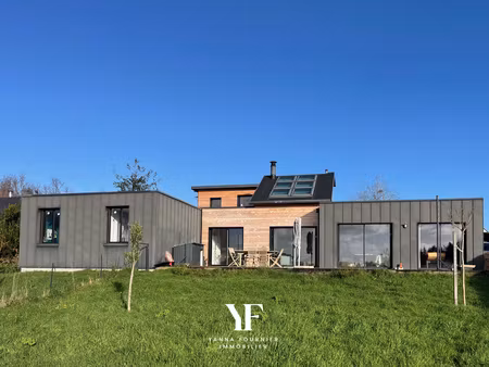maison contemporaine - 5 chambres - vue sur la rivière de rosnoën 