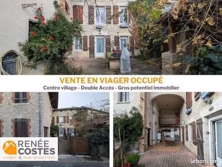 maison de village en viager 5 pièces 143 m²