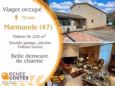 maison en viager 8 pièces 220 m²