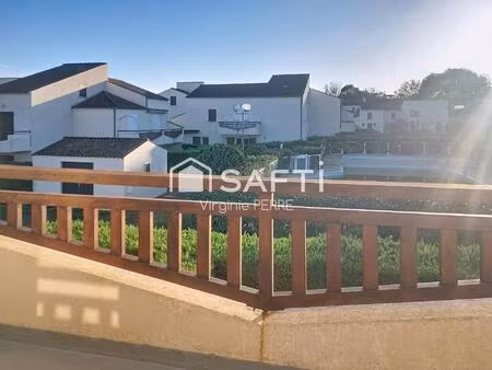 appartement t1 bis avec balcon et parking - 27m2 - saint-palais-sur-mer (17420)