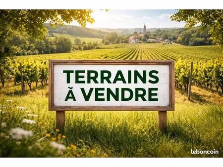 terrains constructibles au cœur du village