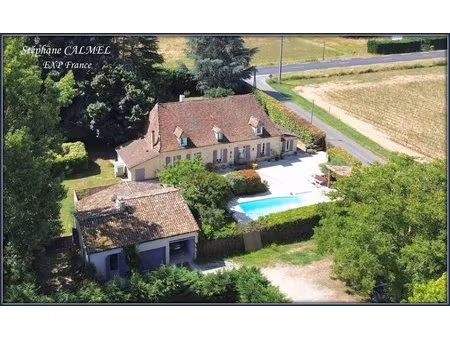 périgourdine + gîte - 305 m² - piscine - 7 chambres - terrain