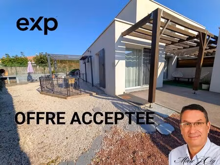 34450 - bessan - maison recente 112m² - jardin - garage