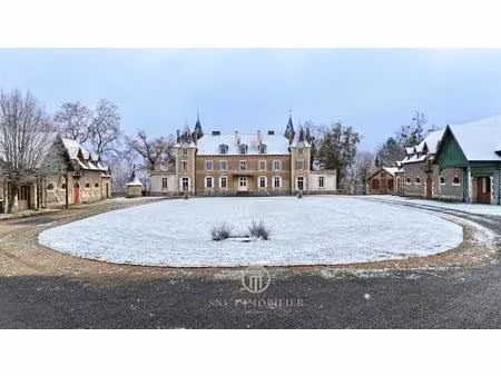 domaine d’exception avec château et nombreuses dépendances sur 13 hectares gros œuvre...