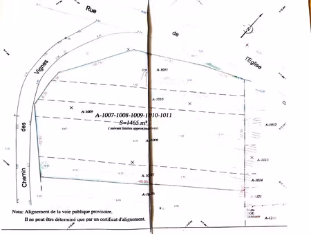 vente terrain 1473 m² bonvillers (60120)