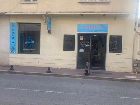 fond de commerce restauration rapide 50 m2 situé centre-ville