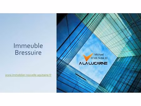 vente immeuble 2832 m² bressuire (79300)