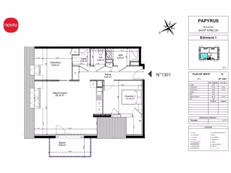 location appartement 3 pièces à saint-erblon (35230) : à louer 3 pièces / 68m² saint-erblo