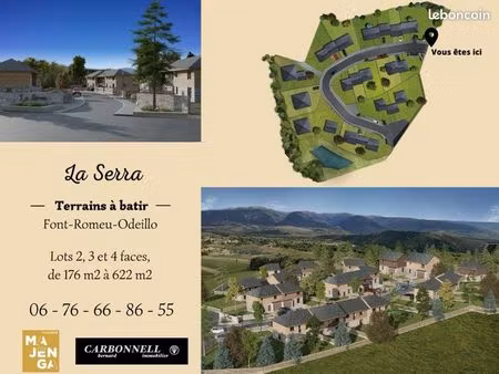 terrains à bâtir font romeu