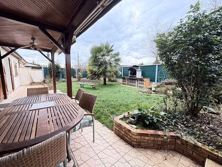 etival-les le mans / maison 3 chambres  garage et jardin