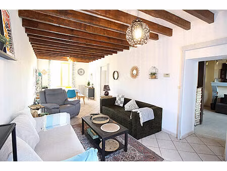 proche st erme : maison - 112.18m² -3ch - jardin & dépendances